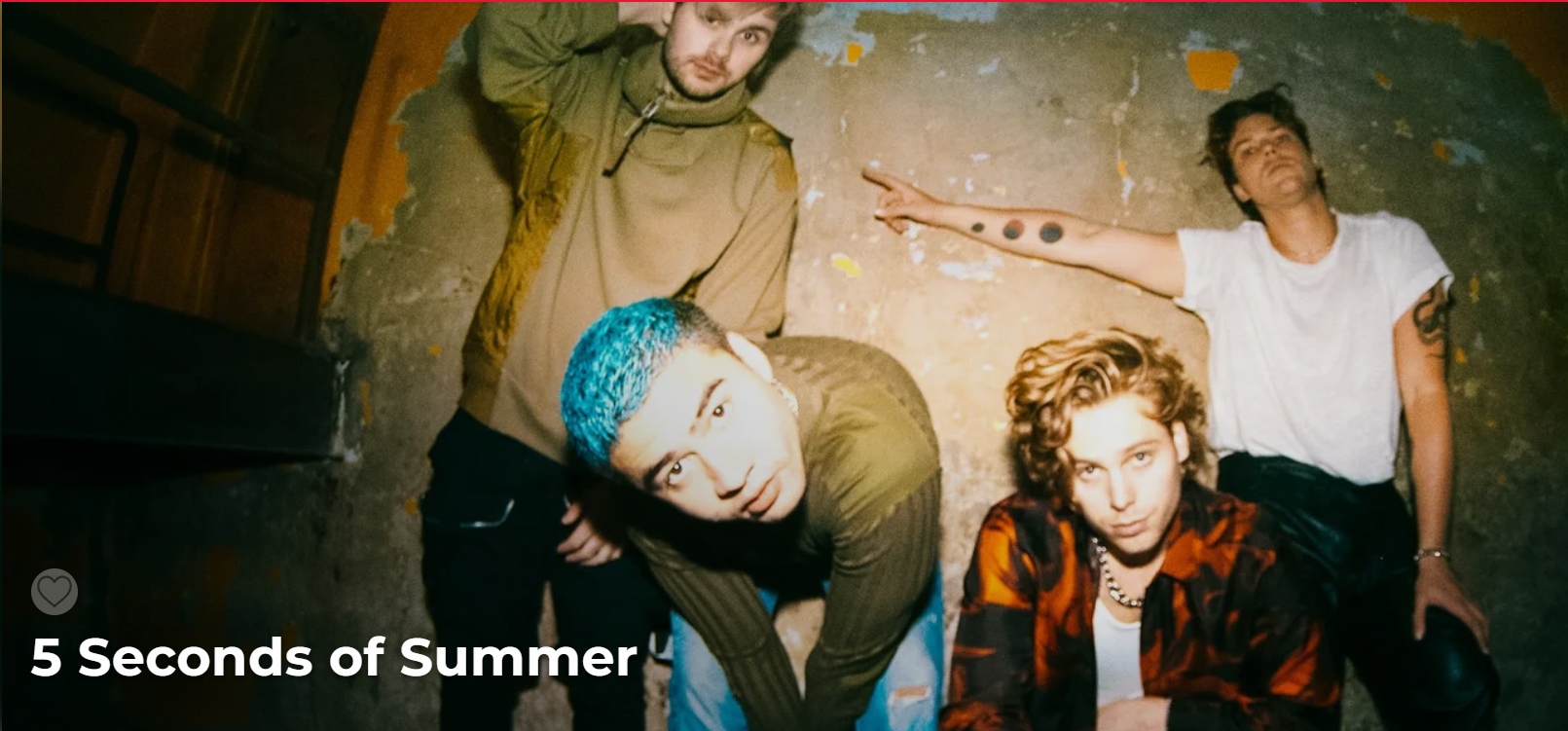 5 Seconds of Summer Australian Tour Music Press Release