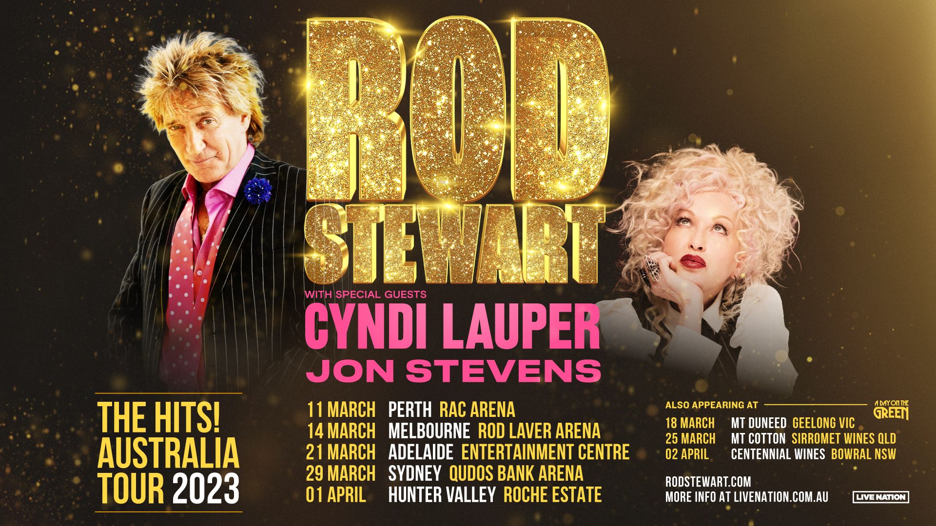ROD STEWART Announces Huge 2023 Australian Tour With Very Special Guest