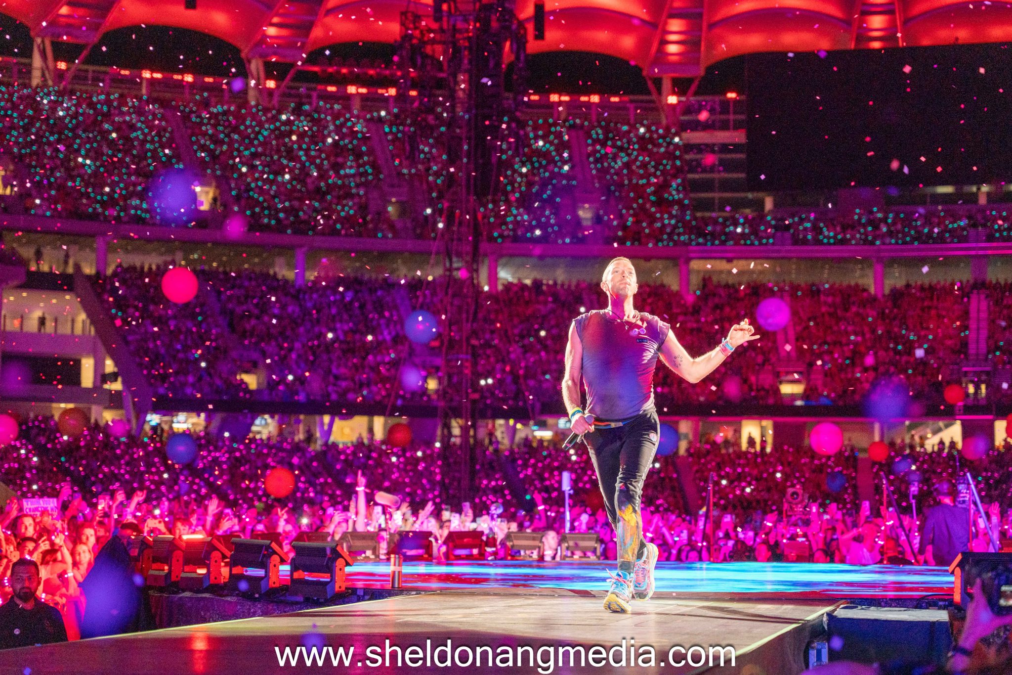 Live Review: Coldplay - Music of the Spheres in Perth - Sheldon Ang Media