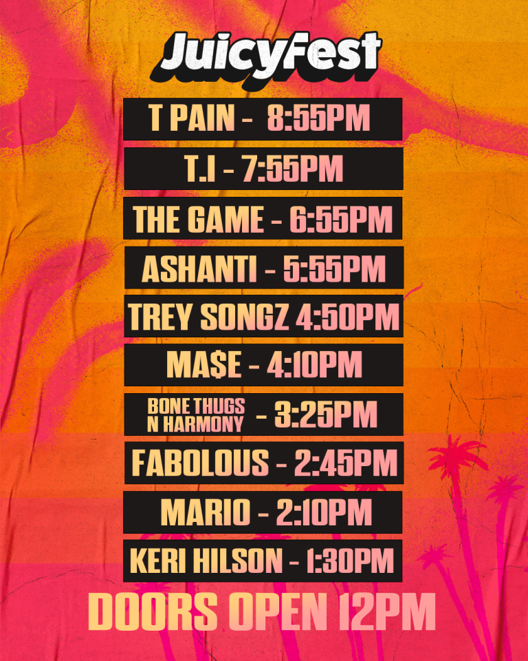 Juicy Fest 2024 Set Times Are In for 9 Cities Across Australia and