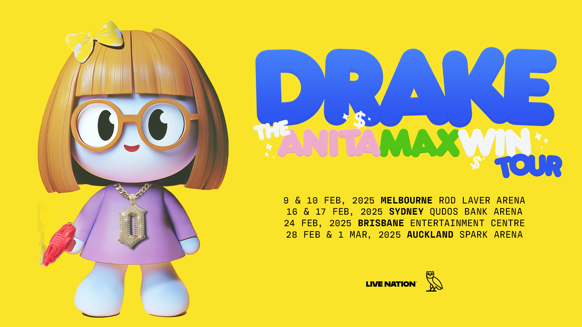 Drake - Presale Starts Today for Australian - New Zealand Tour
